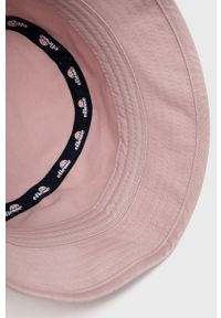 Ellesse kapelusz bawełniany kolor różowy bawełniany. Kolor: różowy. Materiał: bawełna
