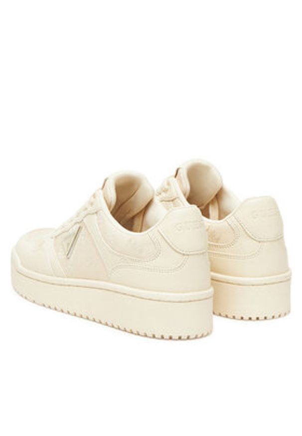 Guess Sneakersy FLTMR7 FAL12 Beżowy. Kolor: beżowy. Materiał: materiał