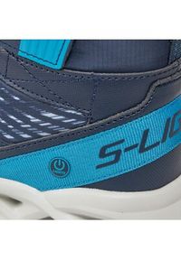 skechers - Skechers Sneakersy Twisted-Brights 401651L/NVBL Granatowy. Kolor: niebieski. Materiał: materiał #5
