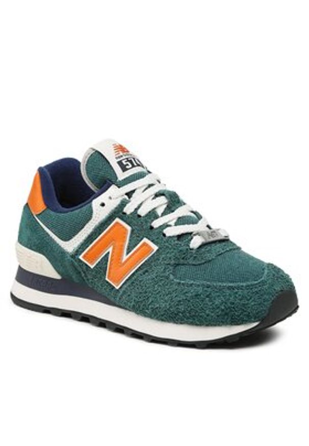 New Balance Sneakersy U574DI2 Zielony. Kolor: zielony. Materiał: zamsz, skóra. Model: New Balance 574