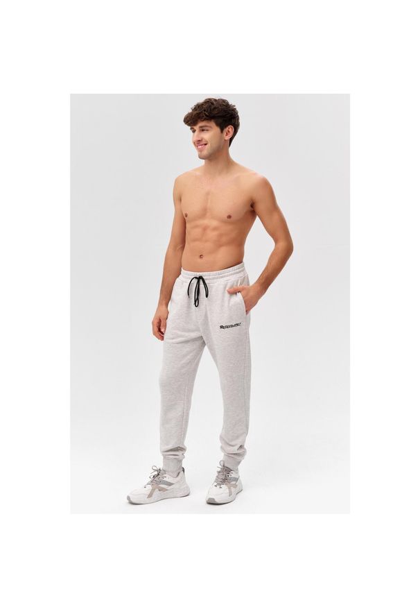 ROUGH RADICAL - Męskie spodnie dresowe sportowe Rough Radical Cotton Active Joggers. Kolor: szary. Materiał: dresówka