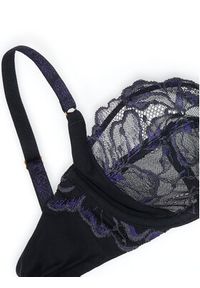 Triumph Biustonosz balkonetka Wild Gardenia Florale 10224879 Czarny. Kolor: czarny. Materiał: lyocell