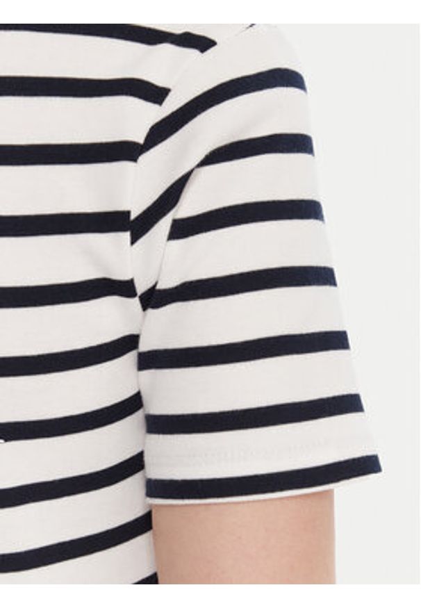 TOMMY HILFIGER - Tommy Hilfiger T-Shirt WW0WW40584 Biały Regular Fit. Kolor: biały. Materiał: bawełna