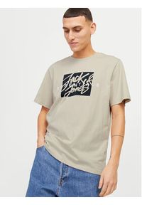 Jack & Jones - Jack&Jones T-Shirt Colton 12268439 Beżowy Standard Fit. Kolor: beżowy. Materiał: bawełna #6