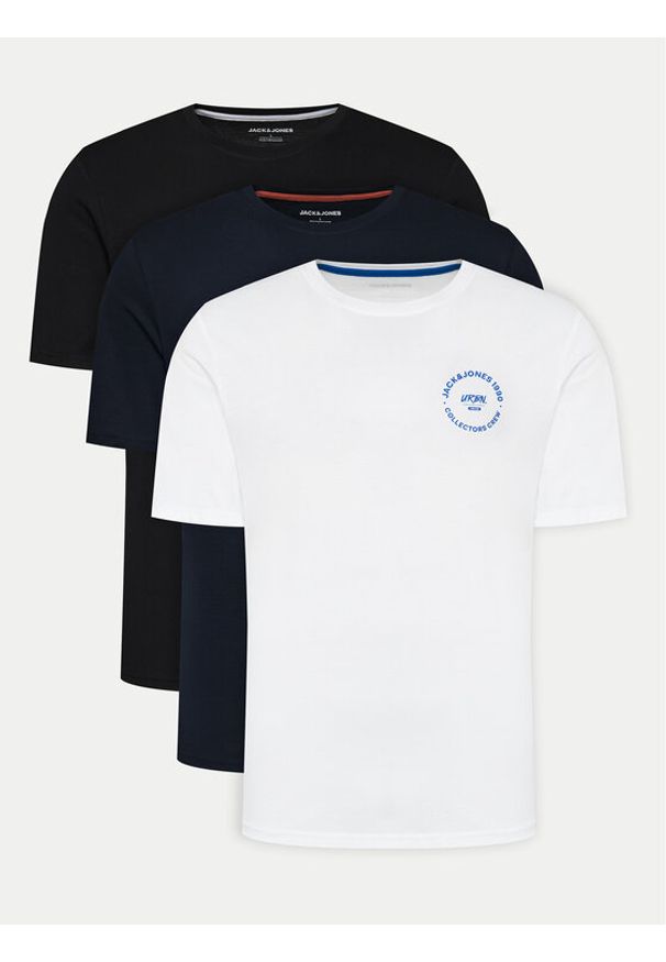 Jack & Jones Komplet t-shirtów 12278774 Kolorowy Regular Fit. Materiał: bawełna. Wzór: kolorowy