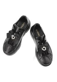 Czarne Sneakersy Karino Modne Obuwie Damskie Na Platformie. Okazja: na co dzień. Kolor: czarny. Materiał: skóra. Obcas: na platformie. Styl: elegancki, casual, klasyczny #5