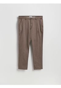 Reserved - Spodnie chino slim fit - inny. Materiał: tkanina, bawełna