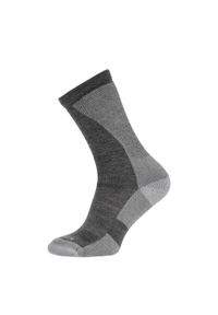 NA GIEAN - Skarpety Trekkingowe Na Giean Enhanced Medium Weight Crew Grey. Kolor: szary. Materiał: wełna. Sport: turystyka piesza