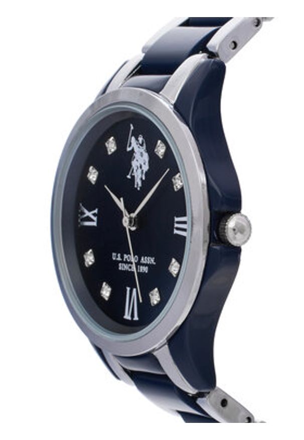 U.S. Polo Assn. Zegarek Selena USP8380BL Granatowy. Kolor: niebieski