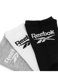 Reebok Zestaw 3 par niskich skarpet unisex R0353-SS24 (3-pack) Kolorowy. Materiał: materiał. Wzór: kolorowy