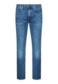 TOMMY HILFIGER - Tommy Hilfiger Jeansy Denton MW0MW15603 Niebieski Straight Fit. Kolor: niebieski