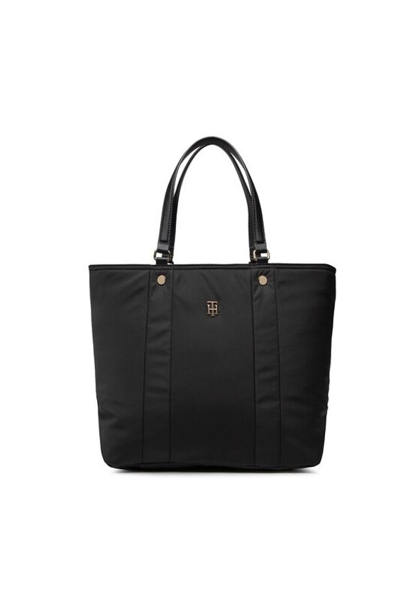 TOMMY HILFIGER - Tommy Hilfiger Torebka My Tommy Tote AW0AW11998 Czarny. Kolor: czarny