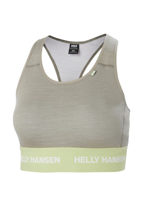 Biustonosz dla kobiet Helly Hansen Lifa Merino Midweight. Kolor: szary
