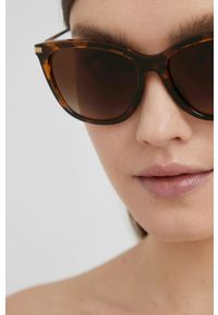 Michael Kors Okulary przeciwsłoneczne damskie kolor brązowy. Kolor: brązowy #2