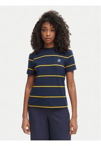 TOMMY HILFIGER - Tommy Hilfiger T-Shirt WW0WW48699 Granatowy Regular Fit. Kolor: niebieski. Materiał: bawełna #1