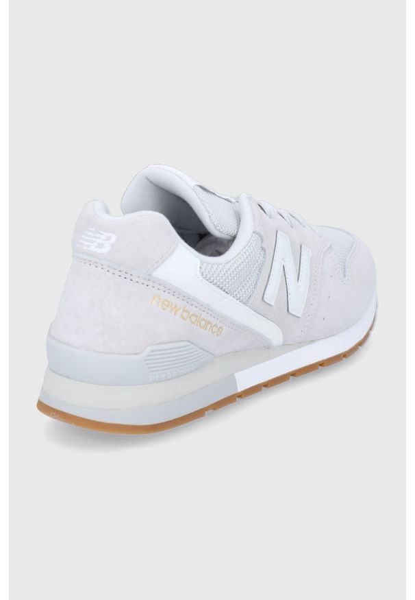 New Balance Buty kolor szary. Nosek buta: okrągły. Zapięcie: sznurówki. Kolor: szary. Materiał: guma