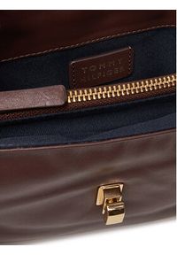 TOMMY HILFIGER - Tommy Hilfiger Torebka Soft Leather Conv Crossover AW0AW17638 Brązowy. Kolor: brązowy. Materiał: skórzane #3