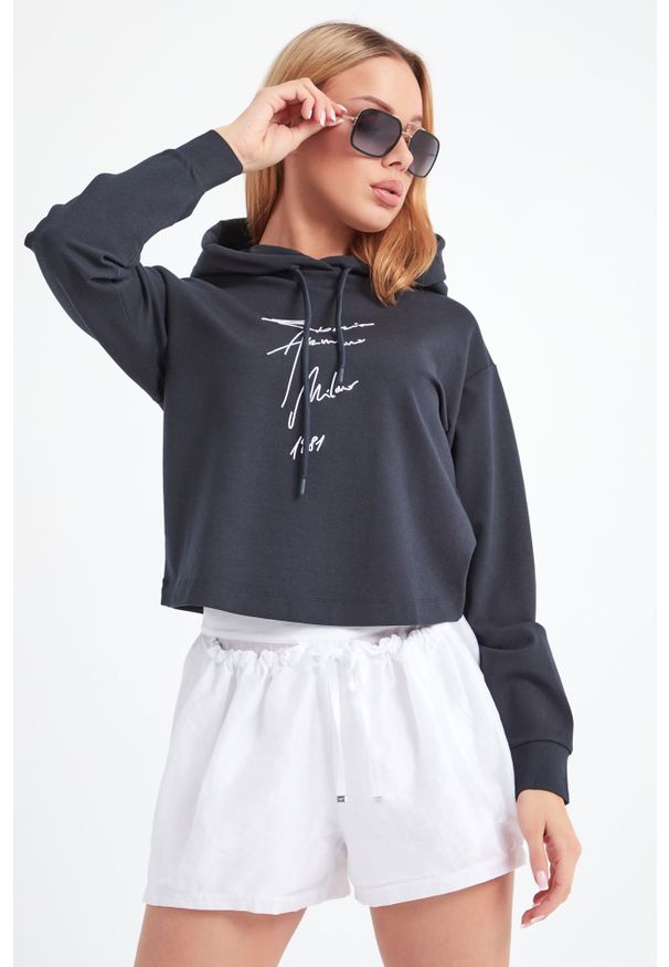 Bluza Emporio Armani gładkie, na co dzień
