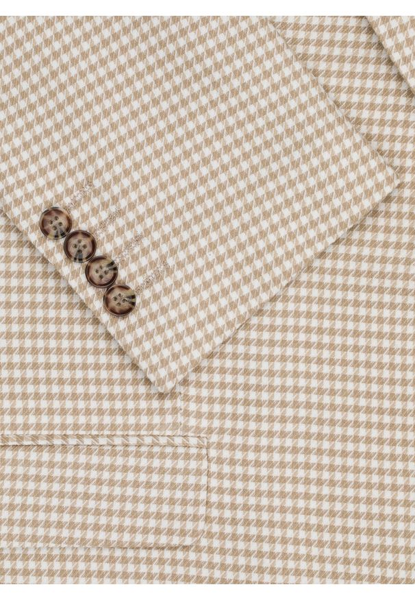 Pako Lorente - PAKO LORENTE - Jasna marynarka męska w pepitkę. Materiał: poliester, elastan, wiskoza. Sezon: wiosna