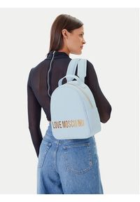 Love Moschino - LOVE MOSCHINO Plecak JC4197PP1MKD0712 Błękitny. Kolor: niebieski. Materiał: skóra