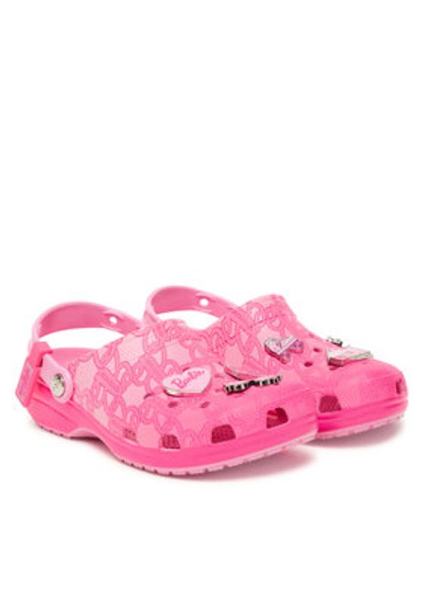 Crocs Klapki Barbie Classic Clog 211405 Różowy. Kolor: różowy