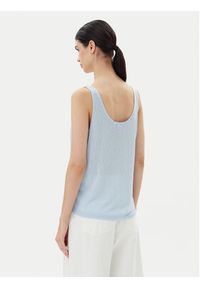 only - ONLY Top Frida 15194667 Błękitny Regular Fit. Kolor: niebieski. Materiał: syntetyk