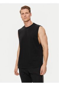 Jack & Jones - Jack&Jones Tank top Grand 12253996 Czarny Oversize. Kolor: czarny. Materiał: bawełna #1