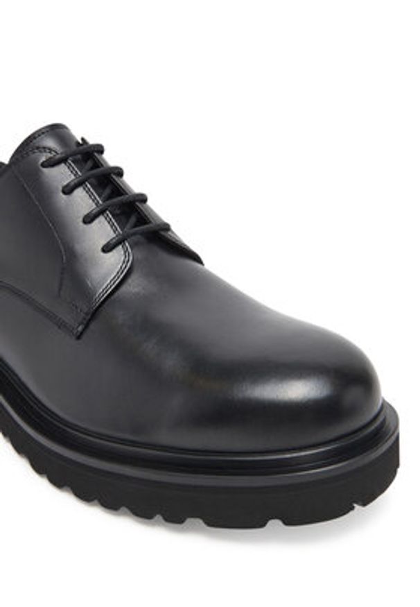 Karl Lagerfeld - KARL LAGERFELD Oxfordy Kontest II KL12425 Czarny. Kolor: czarny. Materiał: skóra