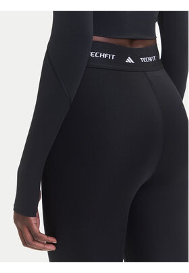Adidas - adidas Legginsy Techfit IT2273 Czarny Slim Fit. Kolor: czarny. Materiał: syntetyk. Technologia: Techfit (Adidas)