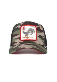 Czapka z daszkiem Goorin Bros The Rooster Trucker - 101-0337-CAM. Kolor: zielony, czarny, wielokolorowy