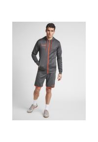 Bluza fitness męska Hummel zip hml AUTHENTIC Poly. Kolor: szary. Sport: fitness #1