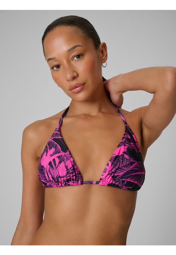 4f - 4F Góra od bikini damska - multikolor XS. Kolor: wielokolorowy. Materiał: materiał