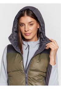 4f - 4F Bezrękawnik H4Z22-KUDP004 Khaki Relaxed Fit. Kolor: brązowy. Materiał: syntetyk. Długość rękawa: bez rękawów