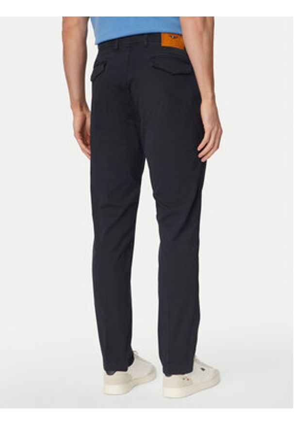 Aeronautica Militare Spodnie materiałowe 261PA1711UCT04292 Granatowy Regular Fit. Kolor: niebieski. Materiał: bawełna