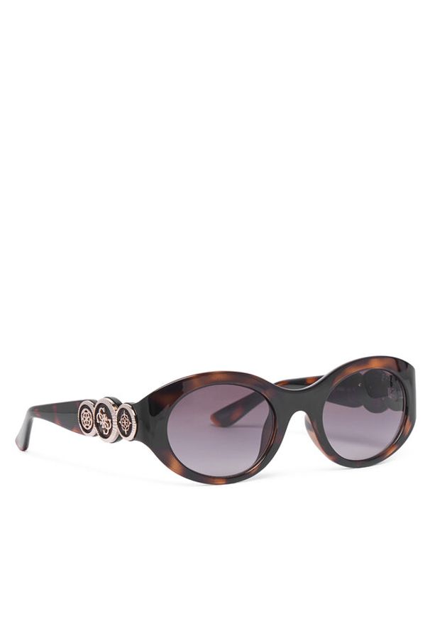 Guess Okulary przeciwsłoneczne GU00198-H Brązowy. Kolor: brązowy