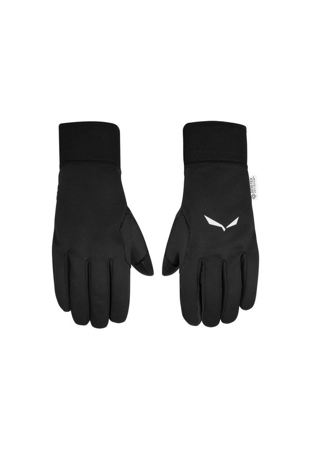 Salewa - Rękawice softshell Sesvenna Ws Grip. Kolor: czarny. Materiał: softshell. Technologia: Gore-Tex