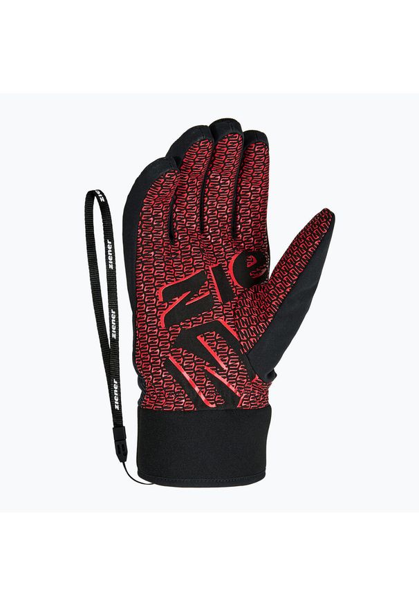 Ziener - Rękawice narciarskie męskie ZIENER Garim As. Kolor: czerwony. Sezon: zima. Sport: narciarstwo