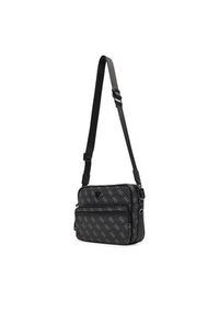 Guess Saszetka HMMILO P5422 Czarny. Kolor: czarny. Materiał: skóra