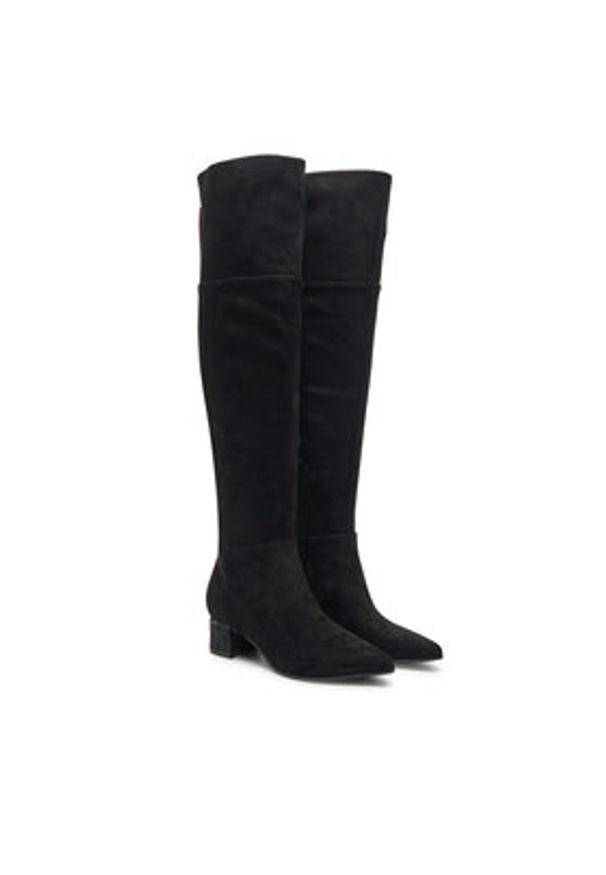 Guess Muszkieterki Lucie FLFLUC ESU11 Czarny. Kolor: czarny. Materiał: materiał