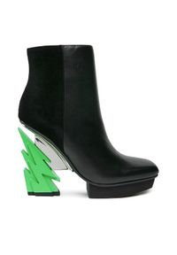 United Nude Botki Glam Square 107500116 Czarny. Kolor: czarny