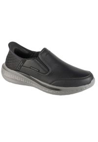 skechers - Buty sportowe Sneakersy męskie, Slip-Ins: Slade. Kolor: czarny. Sport: turystyka piesza #1