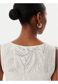 Guess Sukienka dzianinowa W6GK81 Z0680 Kremowy Slim Fit. Kolor: kremowy. Materiał: wiskoza #2