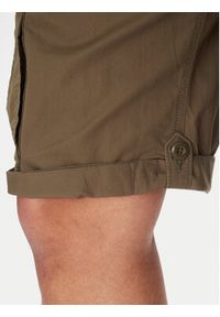 Aeronautica Militare Szorty materiałowe 251BE250CT3501 Khaki Regular Fit. Kolor: brązowy. Materiał: bawełna