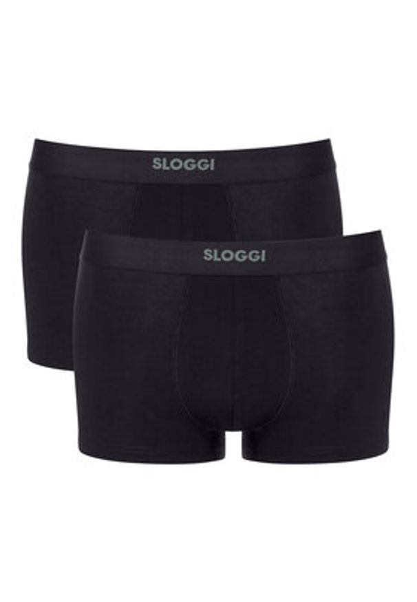 Sloggi Komplet 2 par bokserek 10222379 Czarny. Kolor: czarny. Materiał: bawełna