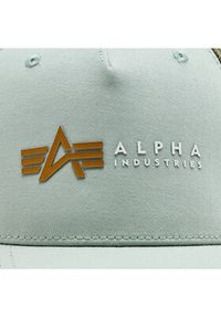 Alpha Industries Czapka z daszkiem Label 106901 Zielony. Kolor: zielony. Materiał: bawełna, materiał