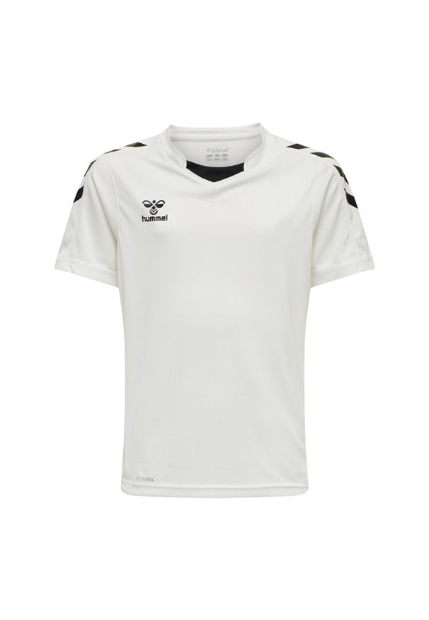 Hummel Core XK Kids Poly Jersey S/S. Kolor: biały. Materiał: jersey. Sport: koszykówka