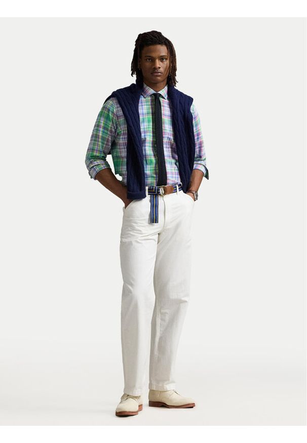 Polo Ralph Lauren Koszula 710968962005 Kolorowy Custom Fit. Typ kołnierza: polo. Materiał: bawełna. Wzór: kolorowy