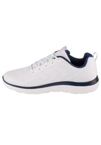 skechers - Buty sportowe Sneakersy męskie, Summits-Torre. Kolor: biały. Materiał: materiał, syntetyk, tkanina. Sport: turystyka piesza