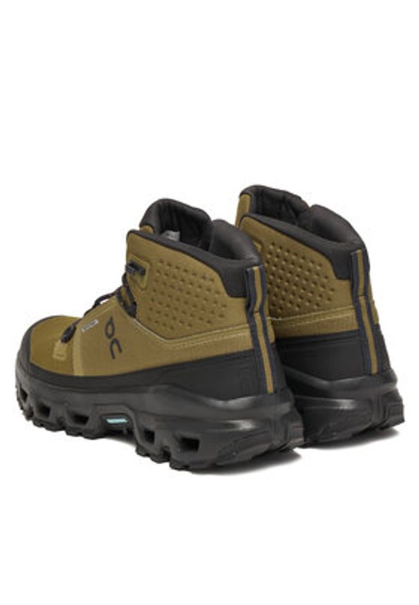 On Trekkingi Cloudrock Mid Wp 3MF10161473 Khaki. Kolor: brązowy. Materiał: materiał. Sport: turystyka piesza