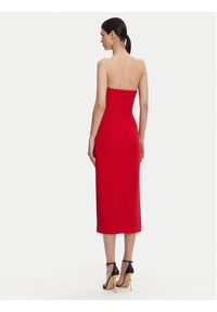 Elisabetta Franchi Sukienka koktajlowa AB-769-51E2 Czerwony Regular Fit. Kolor: czerwony. Materiał: syntetyk. Styl: wizytowy #4